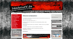 Desktop Screenshot of bandstuff.de
